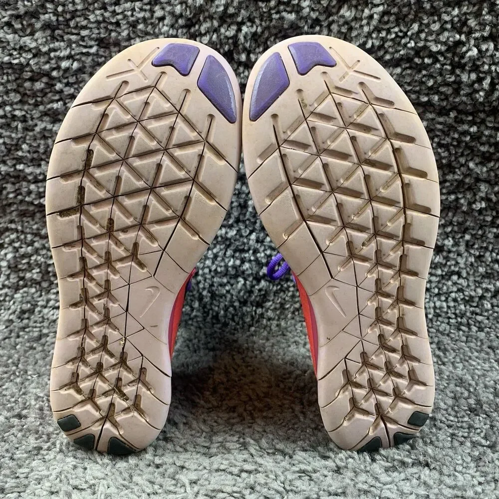Nike Free RN Flyknit 2017 Womens Size 7.5 Pink Purple Athletic Shoes 880844-600